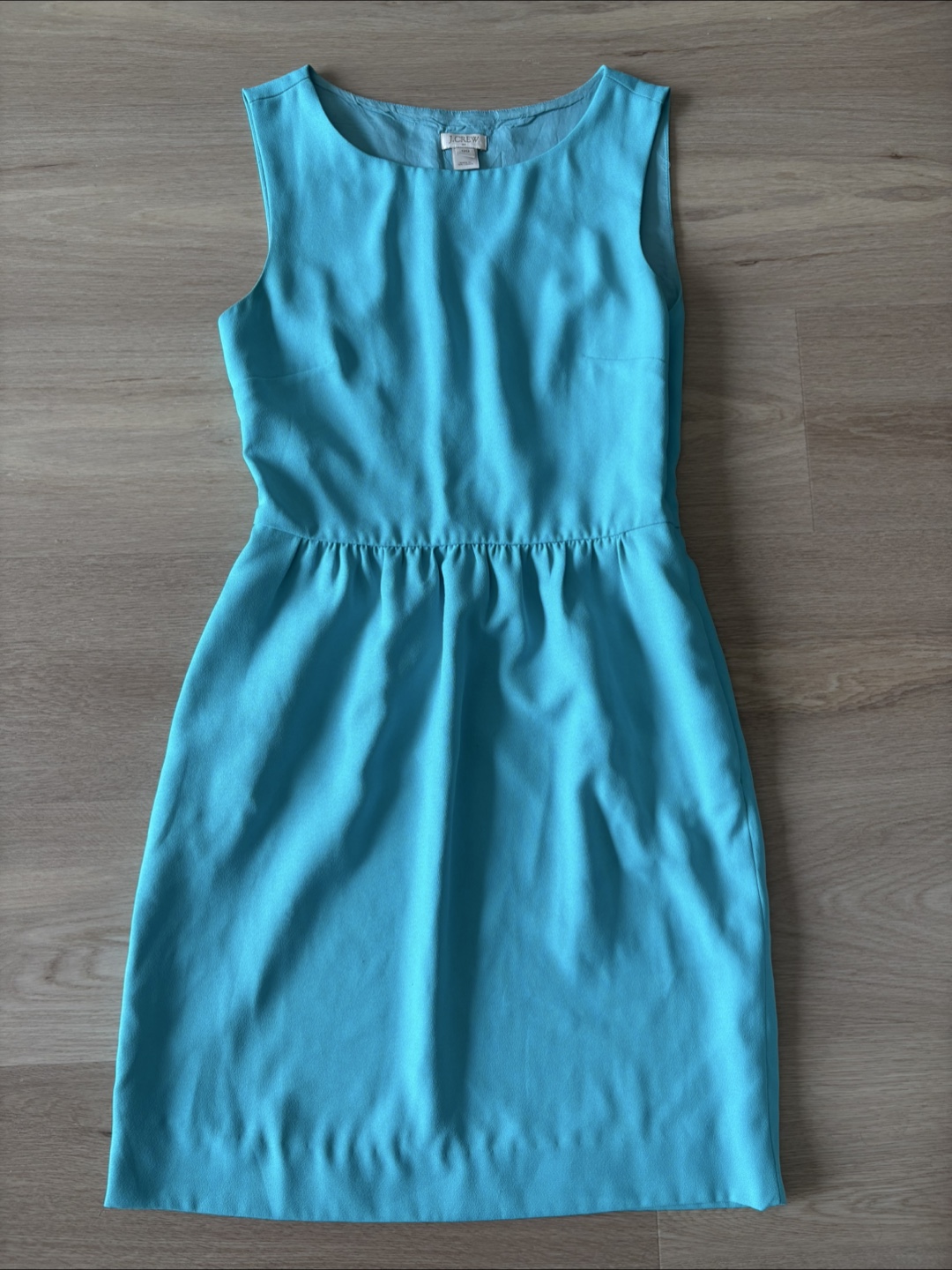 J. Crew Teal Sleeveless Dress Size 00