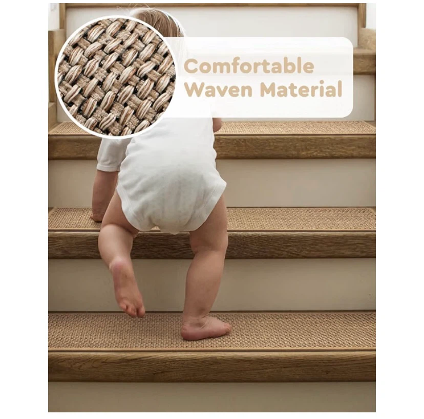 New PADOOR Stair-Treads Non Slip, 15PCS Beige - photo 4