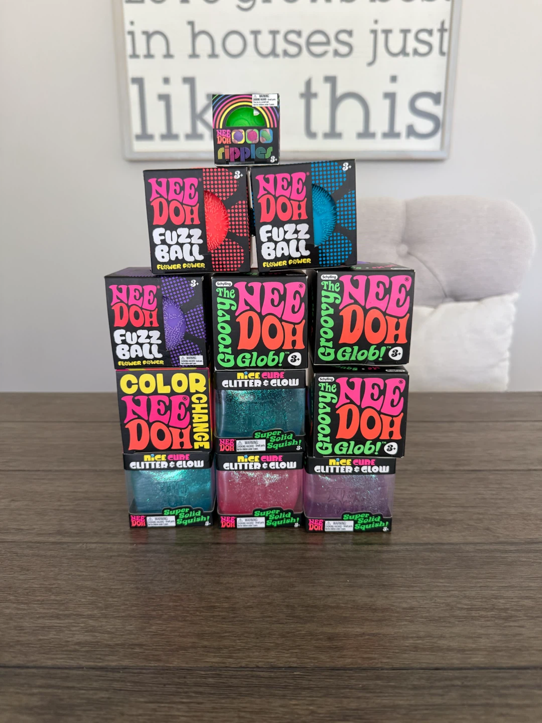 NeeDoh Fuzz Ball & Glob! Toys Assortment