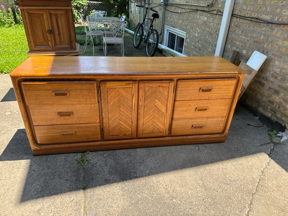 Vintage Oak Dresser