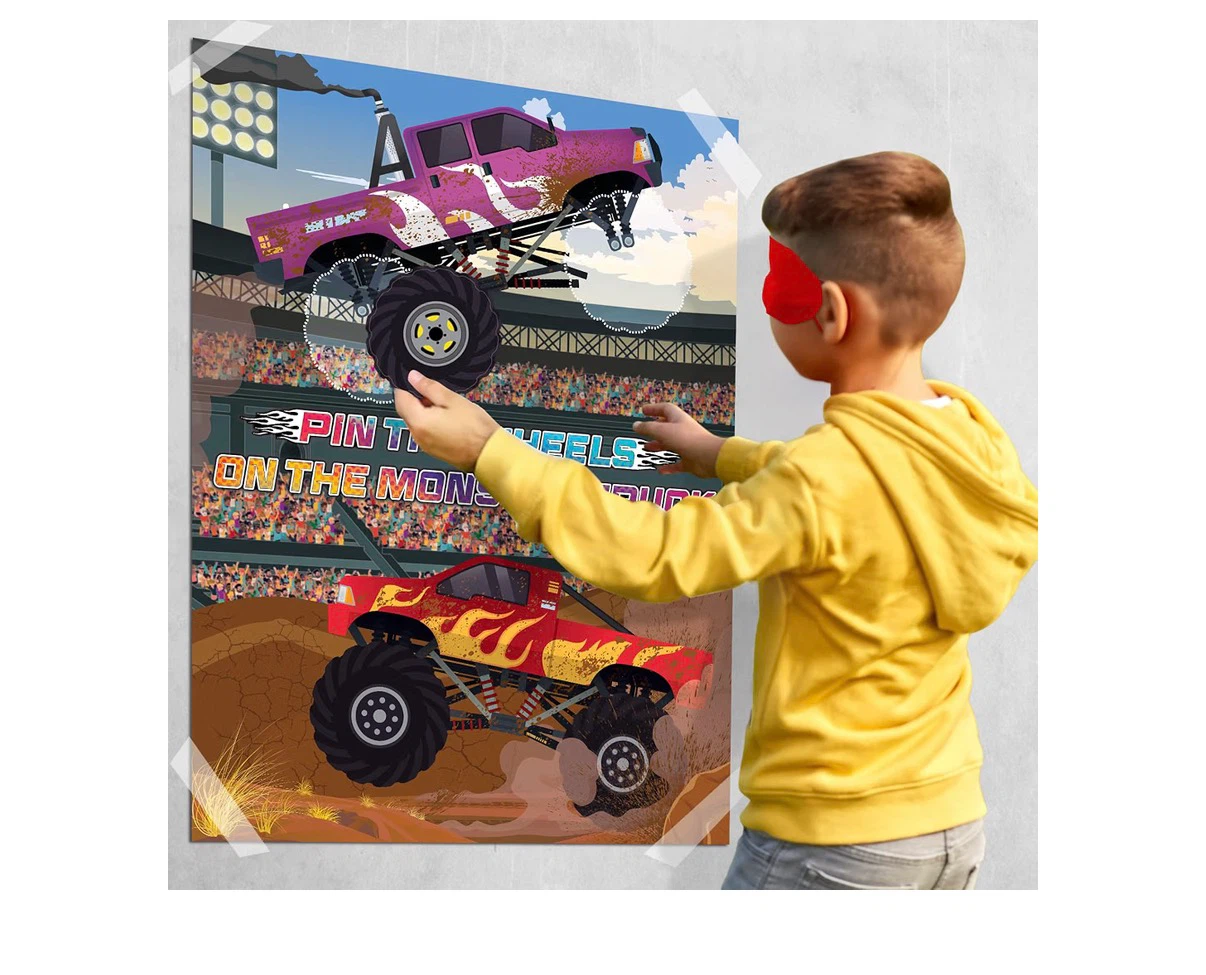 New Pin The Wheels on The Monster Truck Party - photo 2