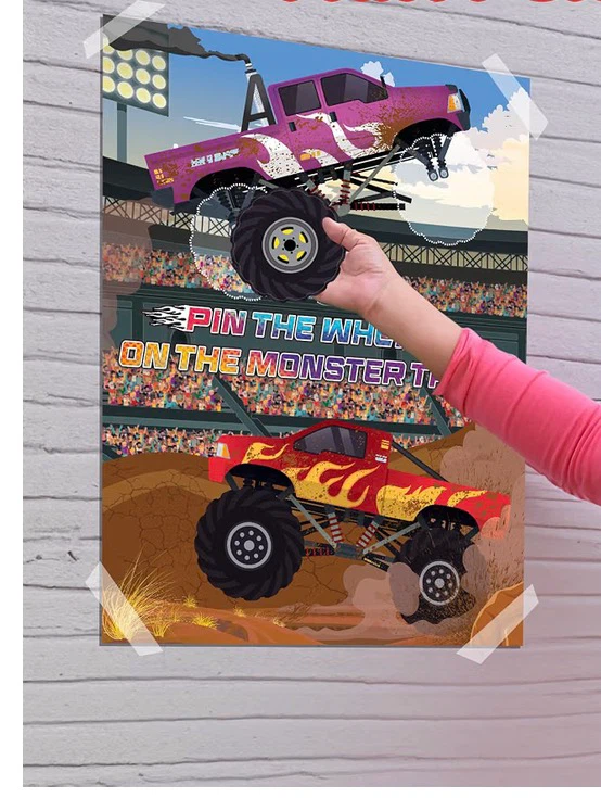 New Pin The Wheels on The Monster Truck Party - photo 4