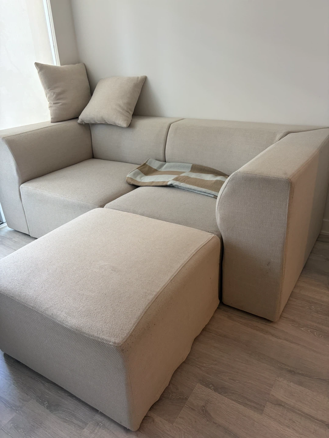 Cozey Sofa-Atmosphere Collection Cream Modular Sectional sofa