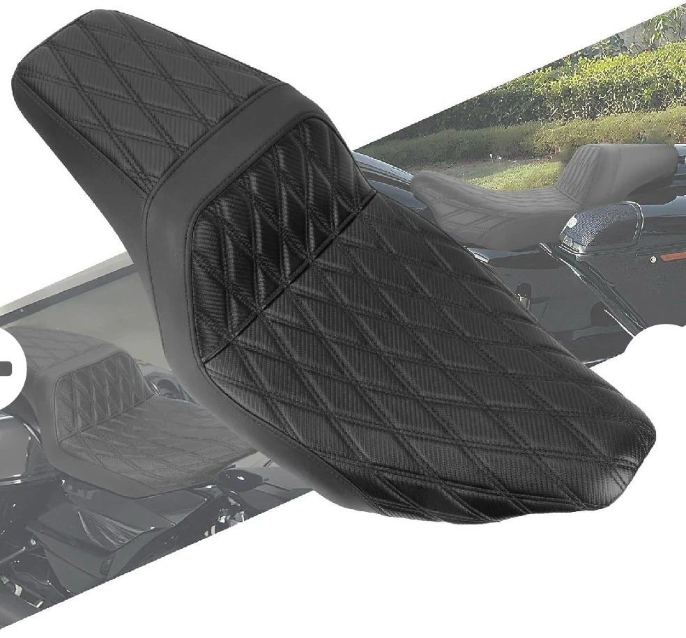 HCMOTOR Motorcycle Seat for Harley Touring - photo 2