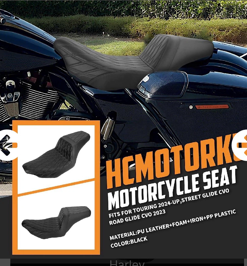 HCMOTOR Motorcycle Seat for Harley Touring - photo 3