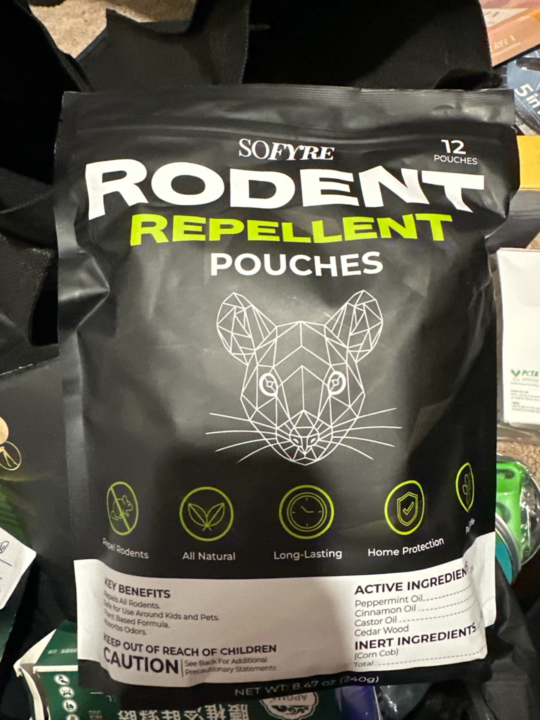 SOFYRE Rodent Repellent Pouches - 12 Pieces