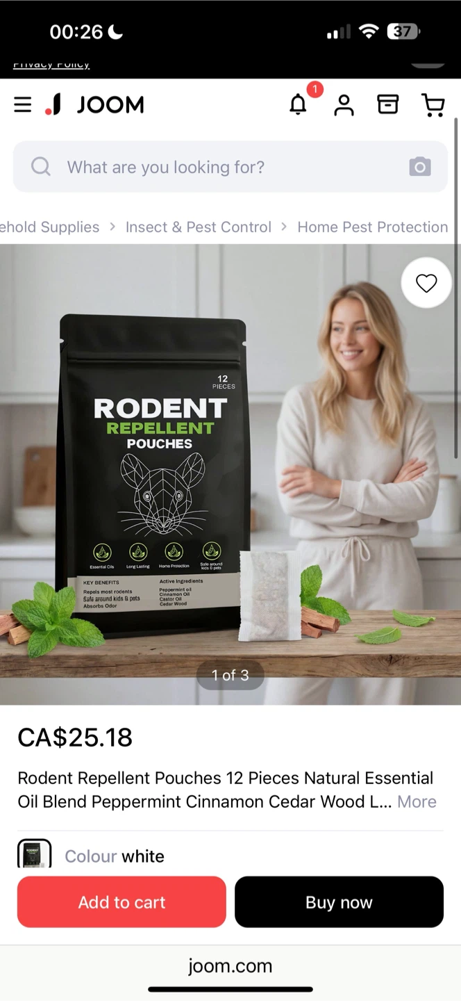 SOFYRE Rodent Repellent Pouches - 12 Pieces - photo 2