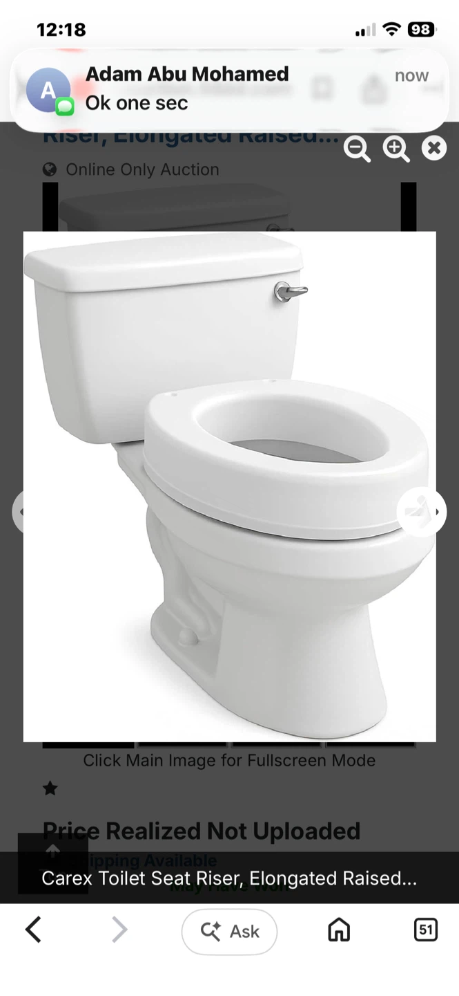 Carex Toilet Seat Riser - Elongated