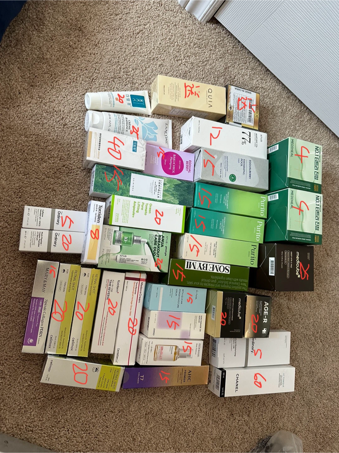 Assorted Skincare Products
