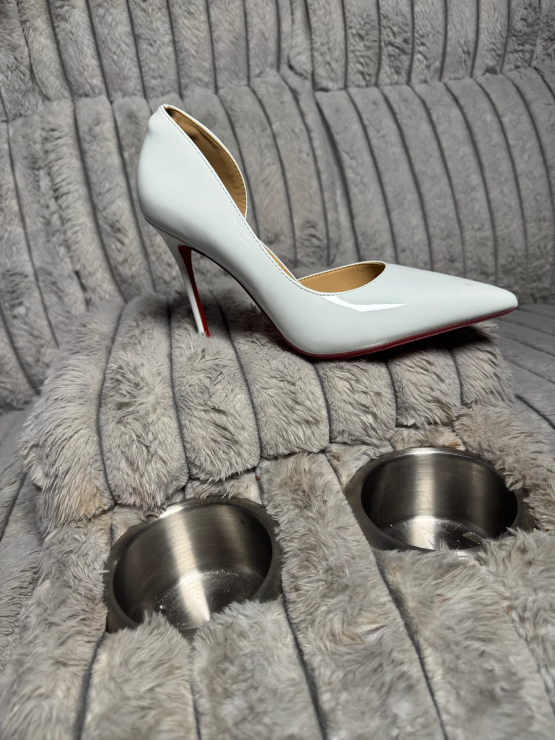 White Pointed Toe Heels - photo 5