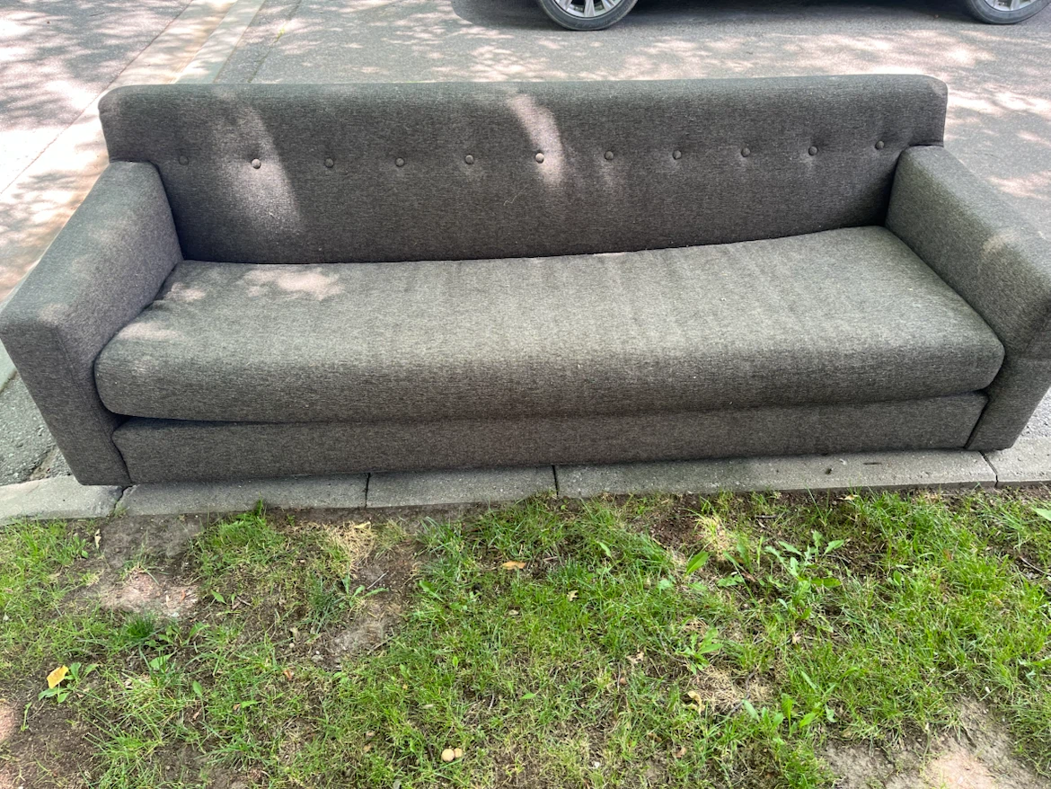 Dark grey Gus couch