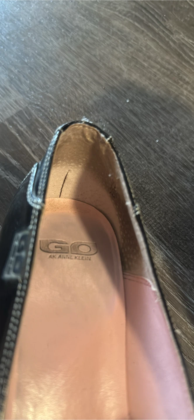 Anne Klein GO Black Patent Heels size 7 - photo 3