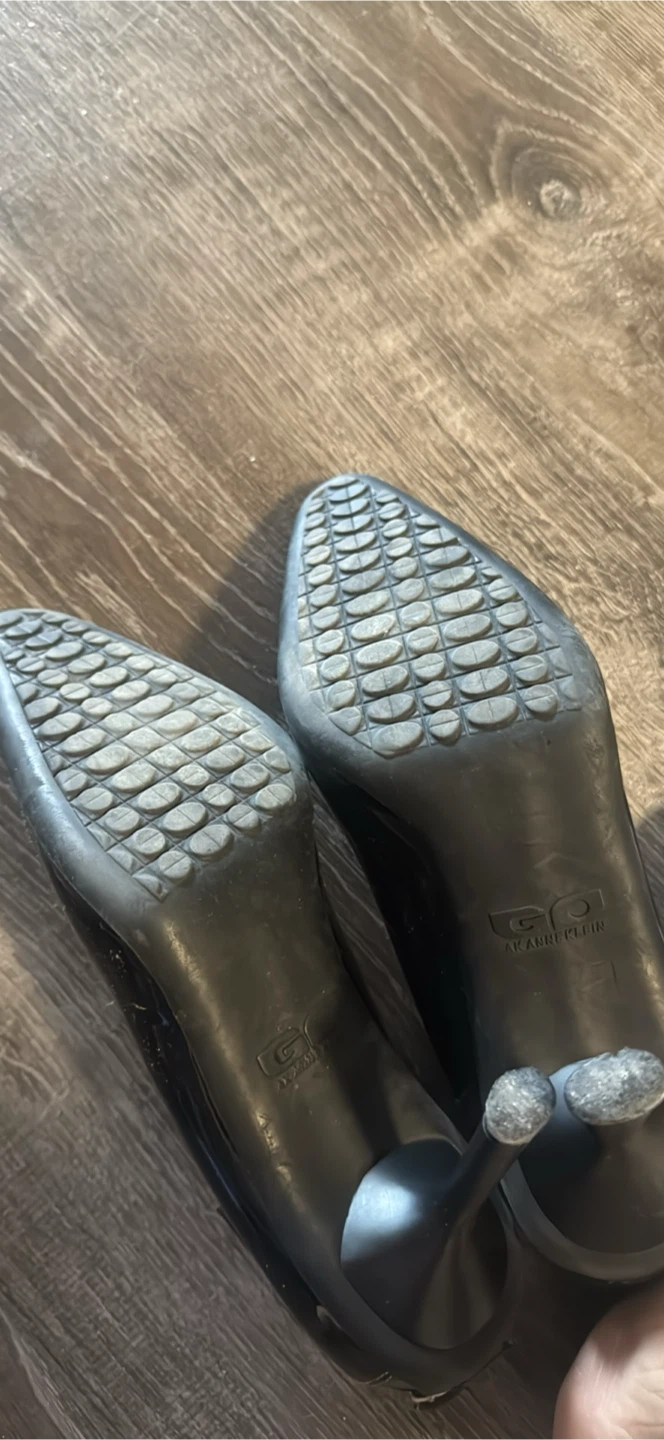 Anne Klein GO Black Patent Heels size 7 - photo 5