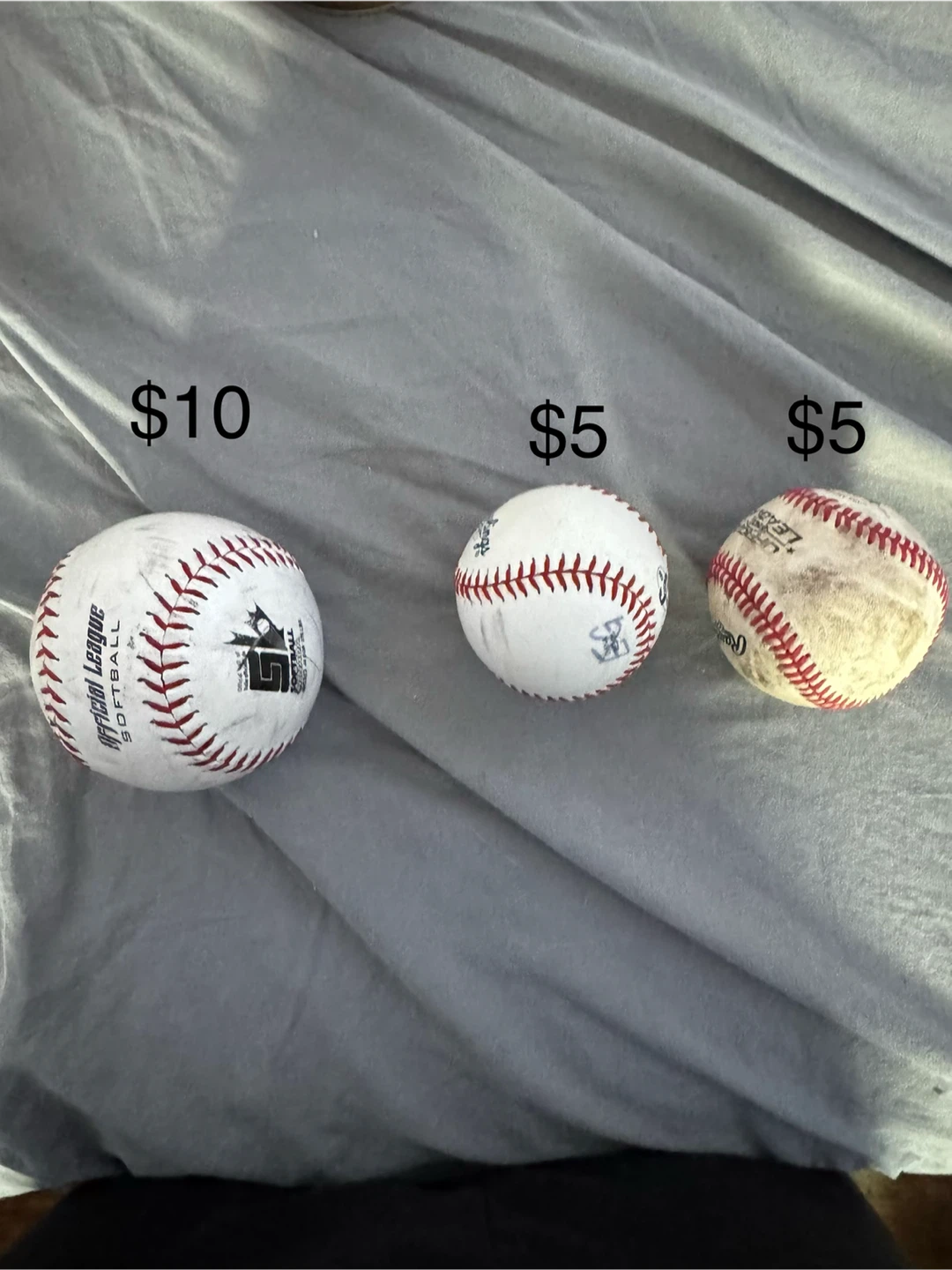 Baseball & Softball Gear Bundle – 2 Gloves + 3 Balls - photo 3