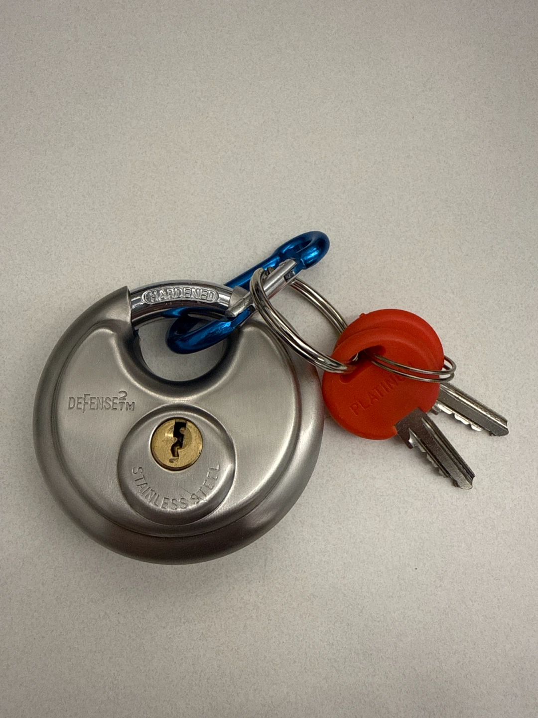 DEFENSE 2 Hardened Stainless Steel Disc Lock