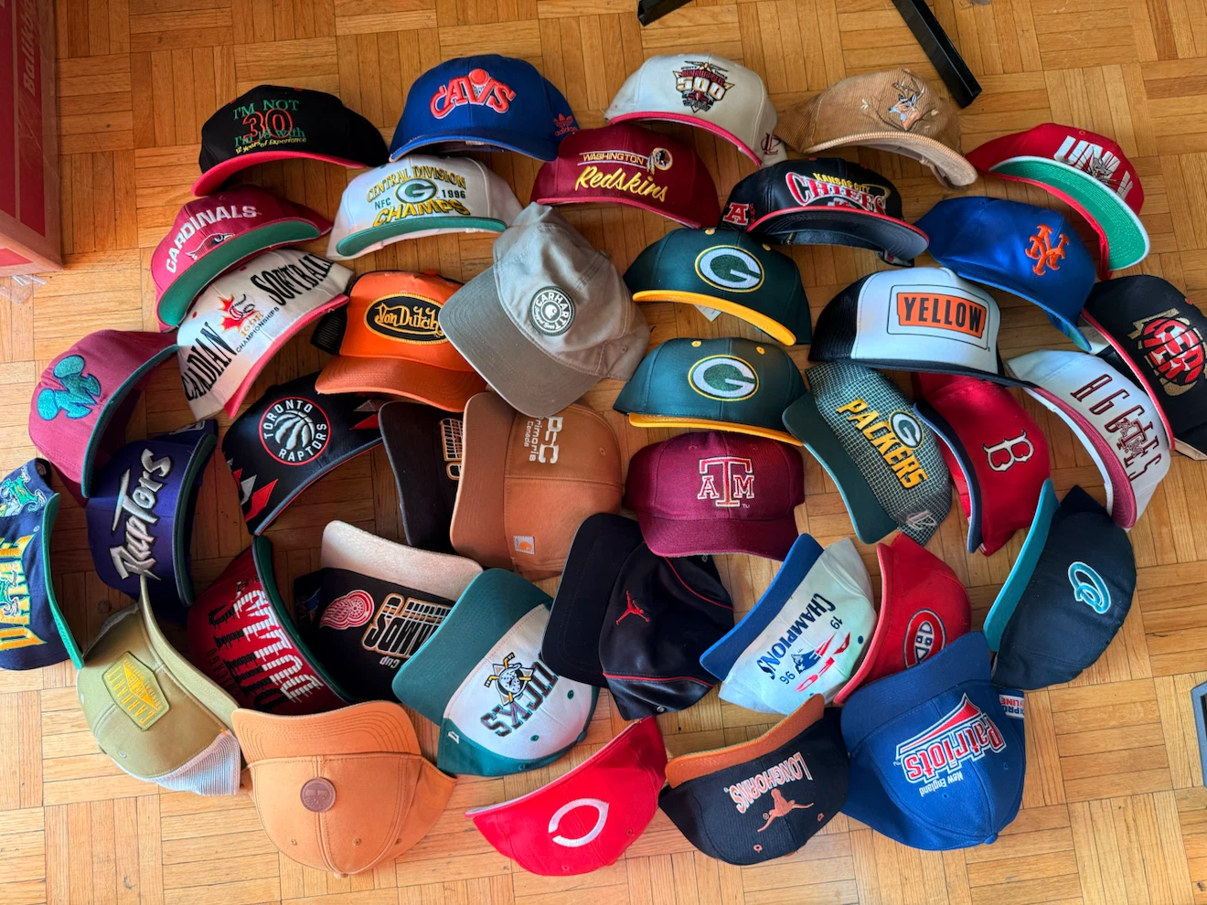 Assorted Baseball Caps Collection $25 each hat