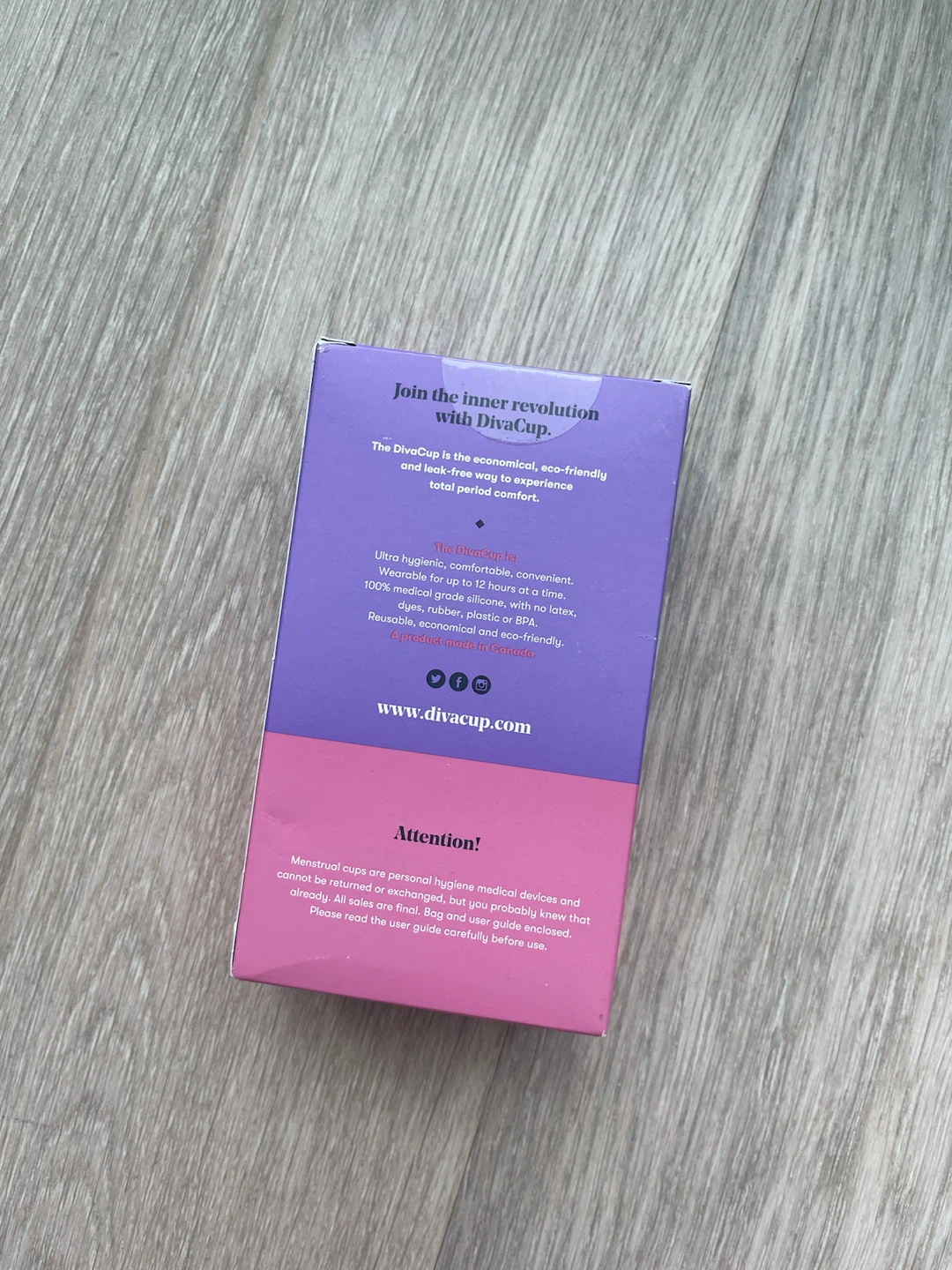 Unopened DivaCup Menstrual Cup - photo 2