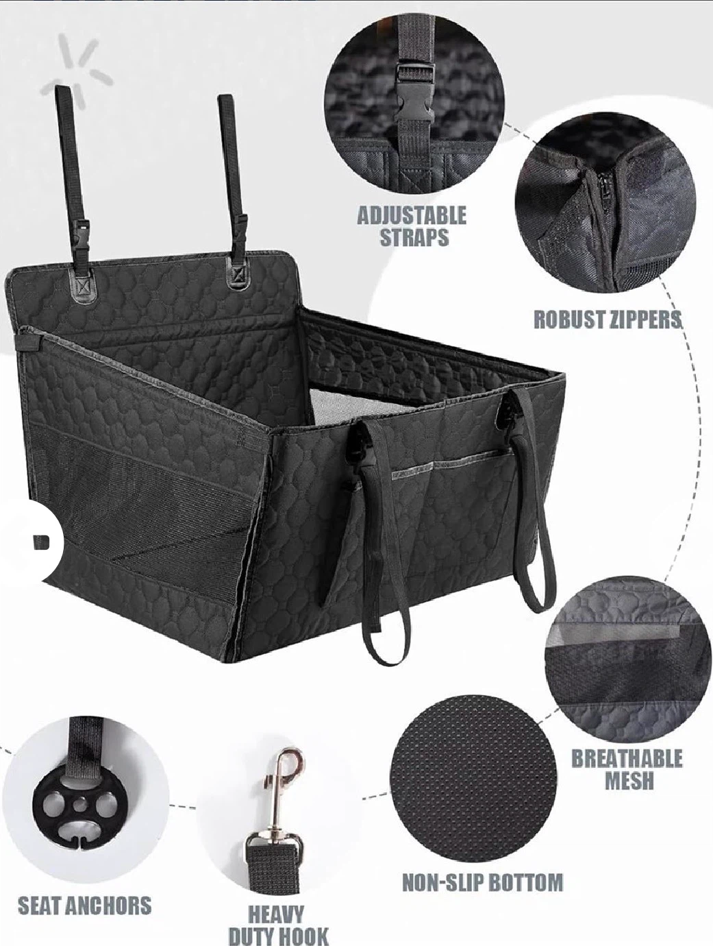 Waterproof Dog Car Seat Booster - photo 4
