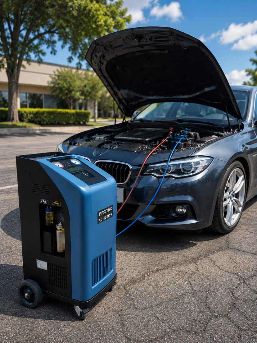 Car AC Recharge AC R -134a Air Conditioning Service Station