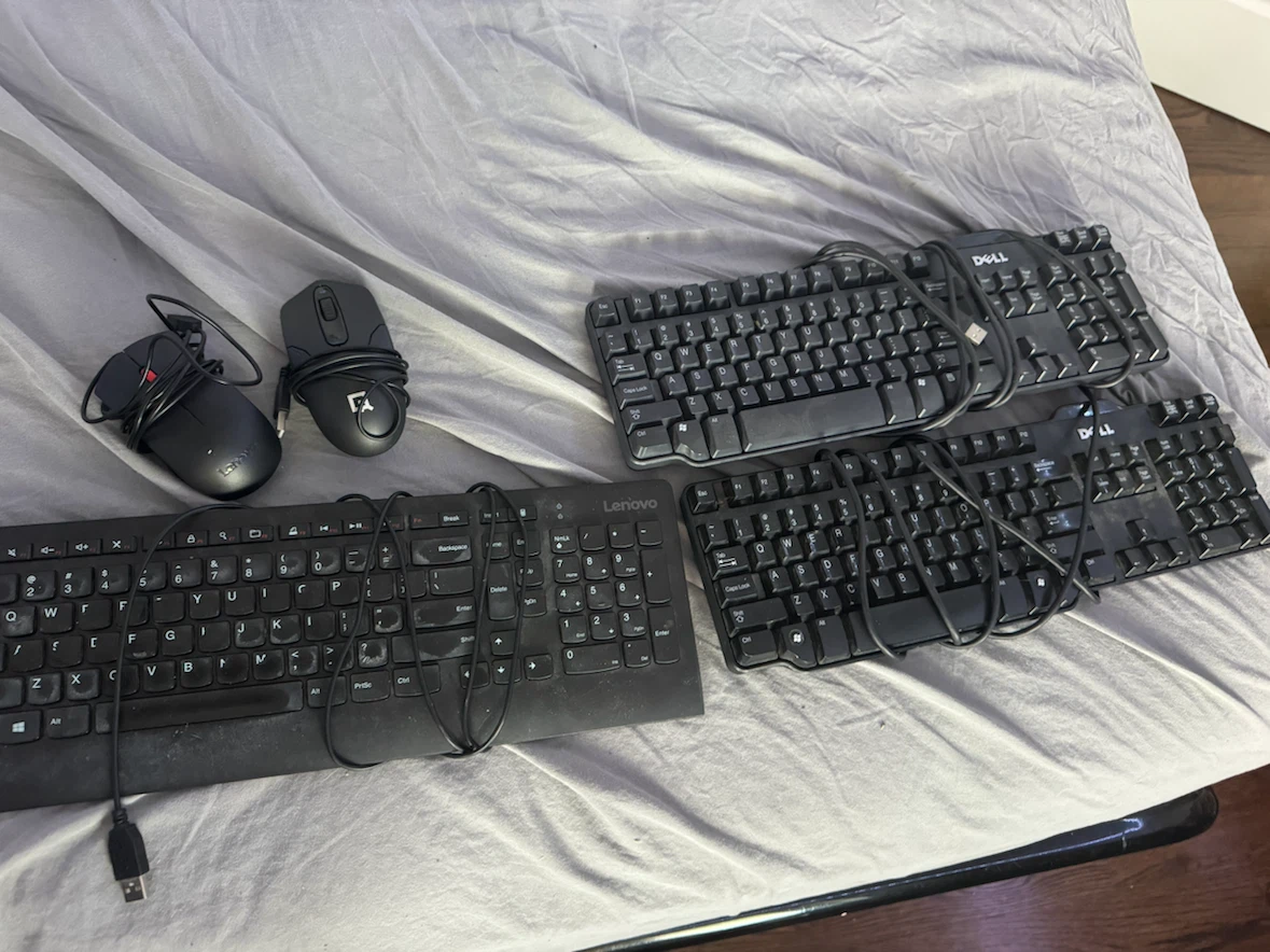 Keyboard & Mouse Bundle – 3 Keyboards + 2 Mice