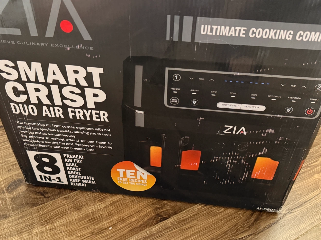 ZIA Smart Crisp Duo Air Fryer