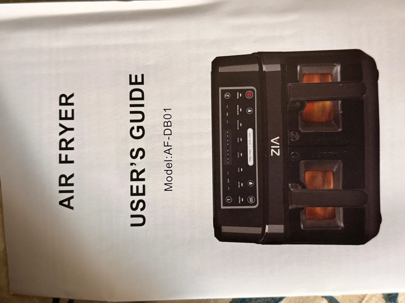 ZIA Smart Crisp Duo Air Fryer - photo 2