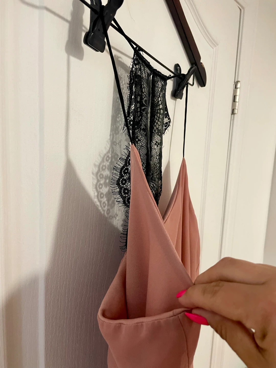 Japna Pink Lace Camisole Top - Size L - photo 3