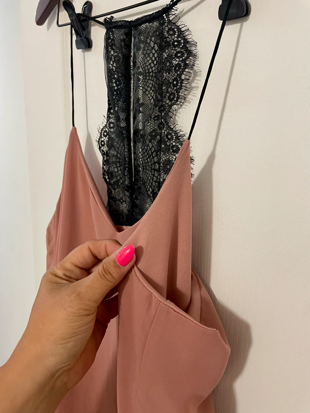 Japna Pink Lace Camisole Top - Size L - photo 2