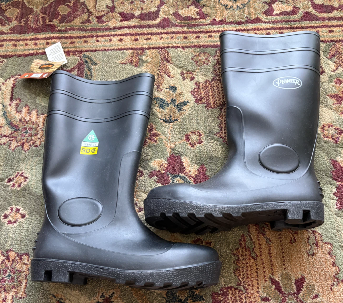 New M Sz 8 /W Sz 10 Heavy Duty PVC Safety Boots - photo 2