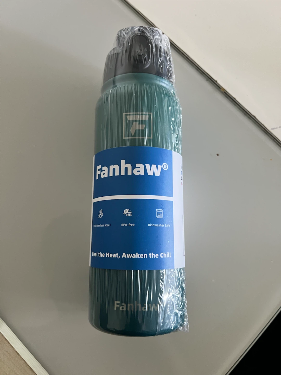 FanHaw 20 Oz Insulated Stainless Steel Water Bottle