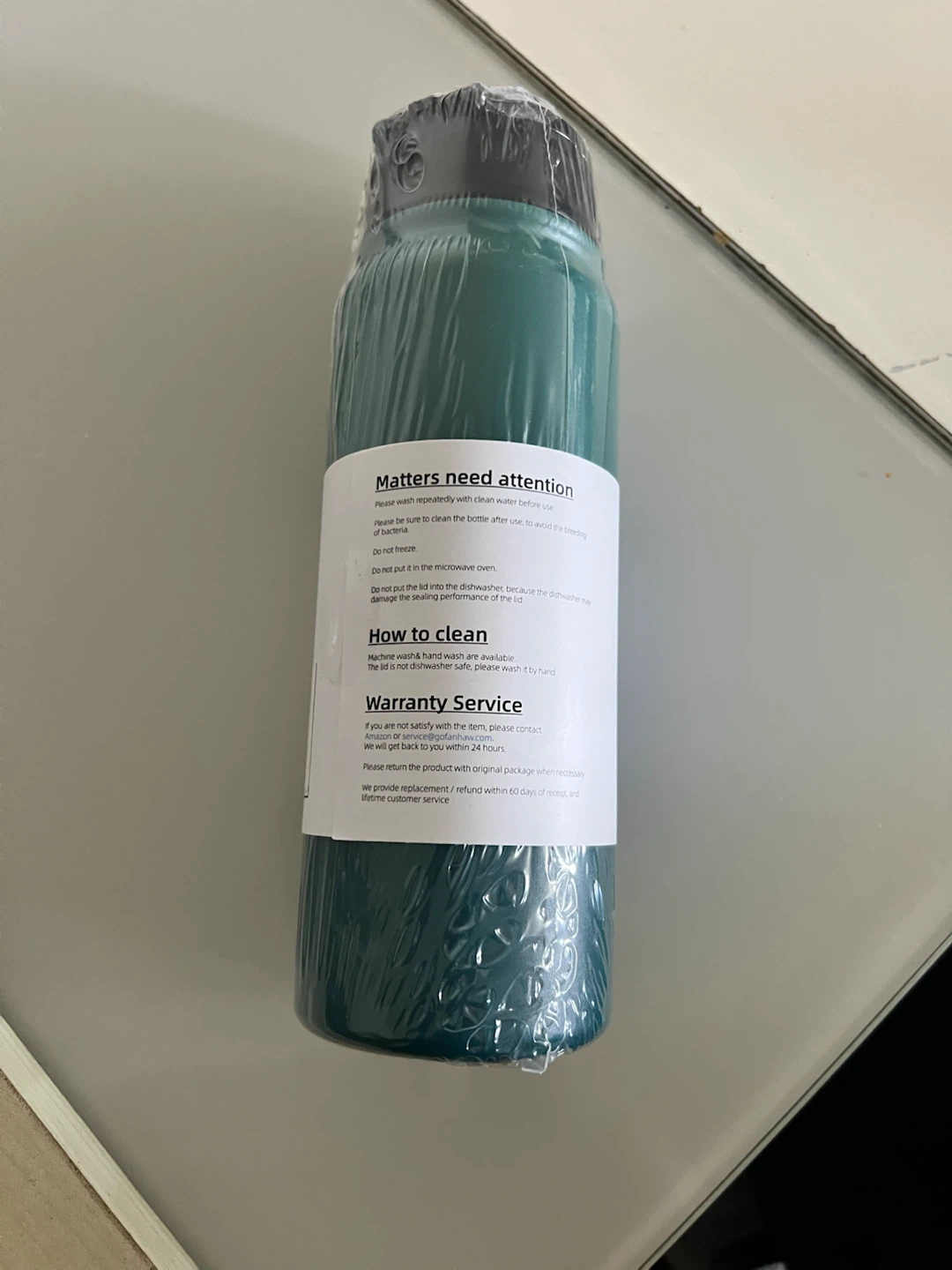 FanHaw 20 Oz Insulated Stainless Steel Water Bottle - photo 2
