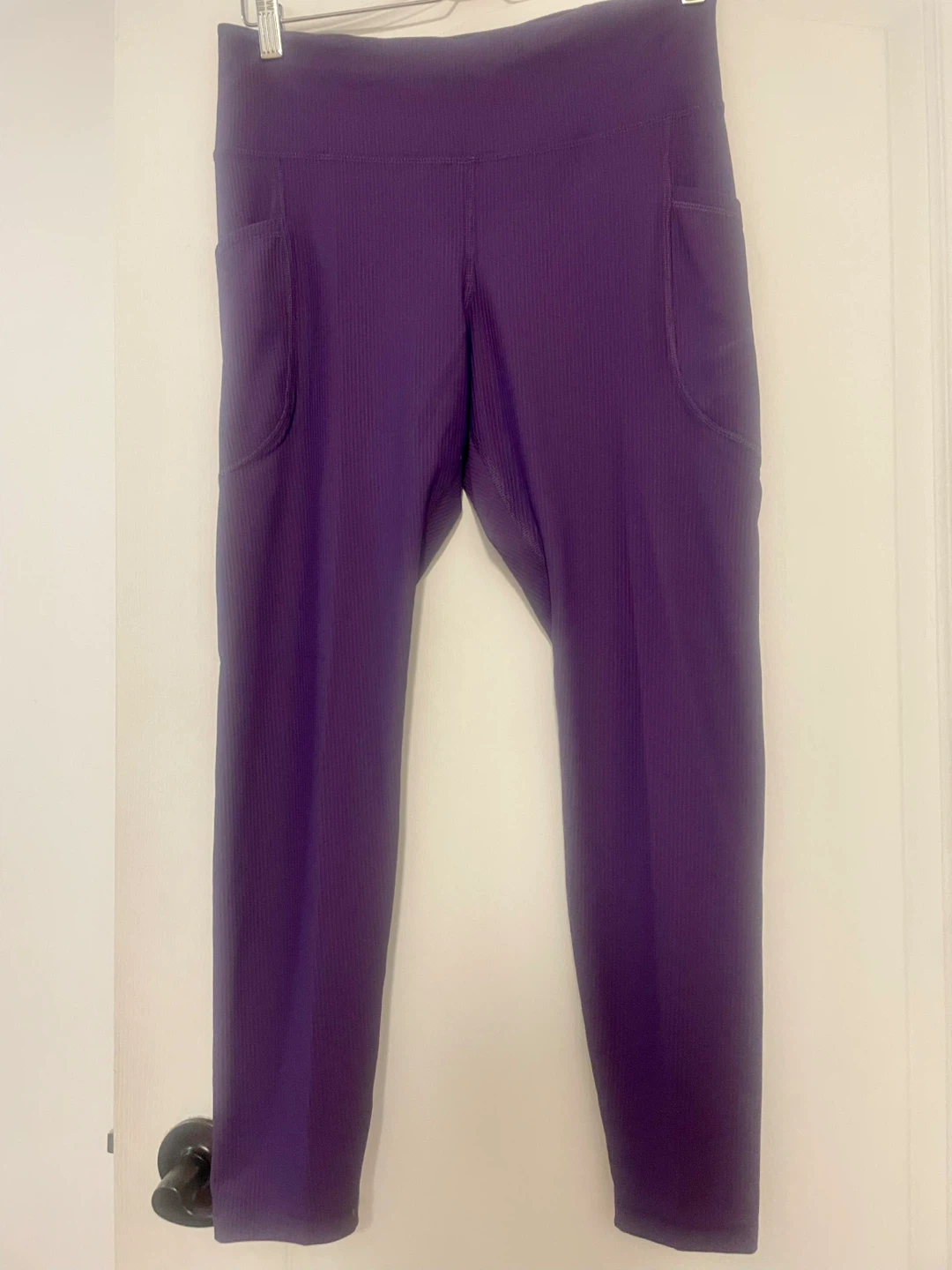 Old Navy Ribbed High-Rise Leggings - Purple