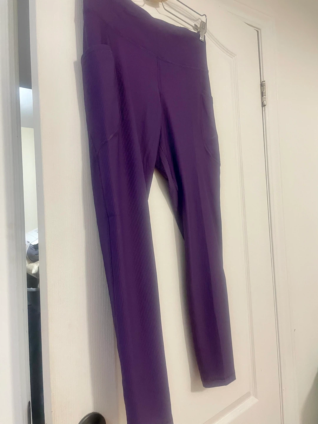 Old Navy Ribbed High-Rise Leggings - Purple - photo 3