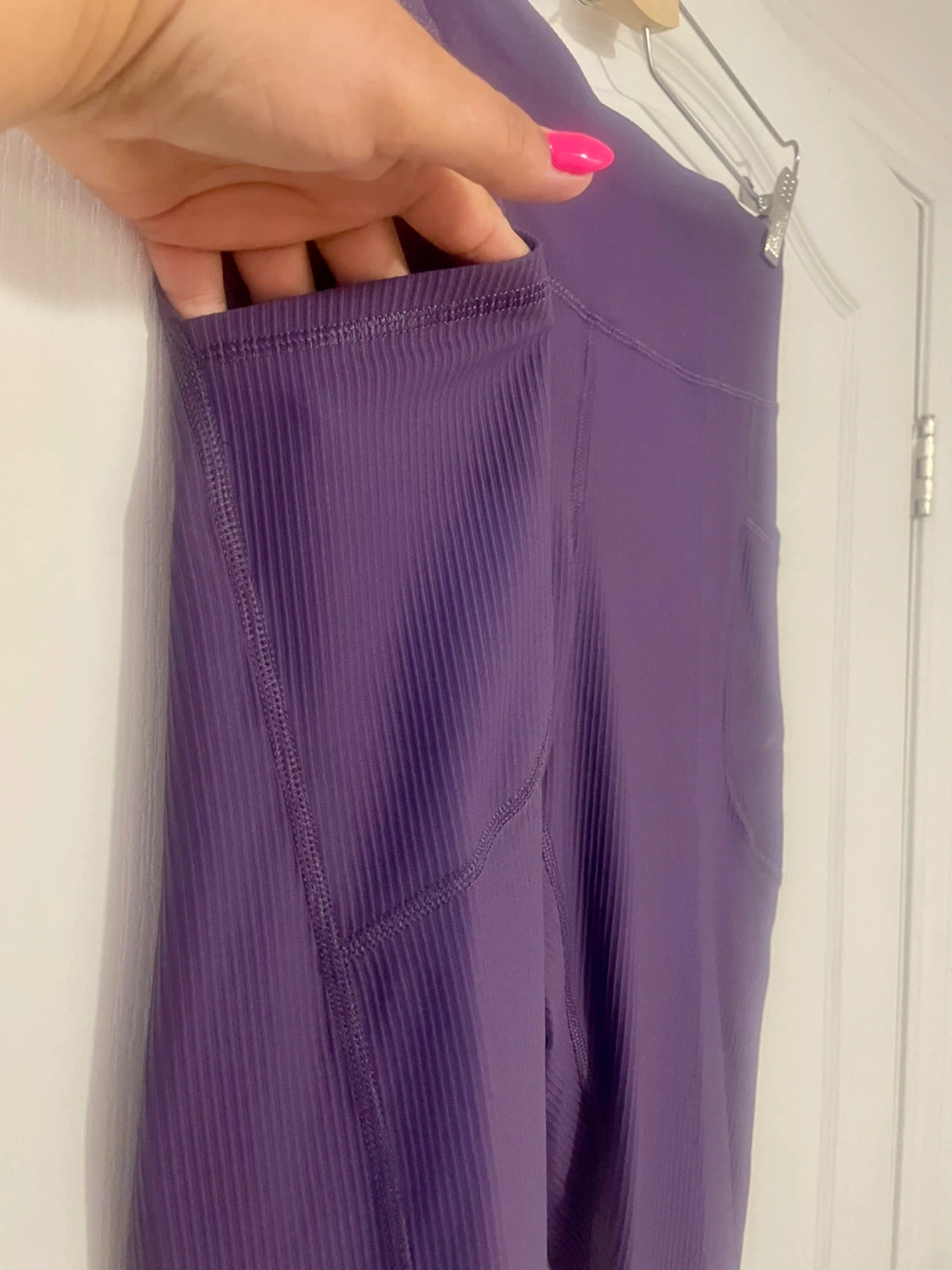 Old Navy Ribbed High-Rise Leggings - Purple - photo 2