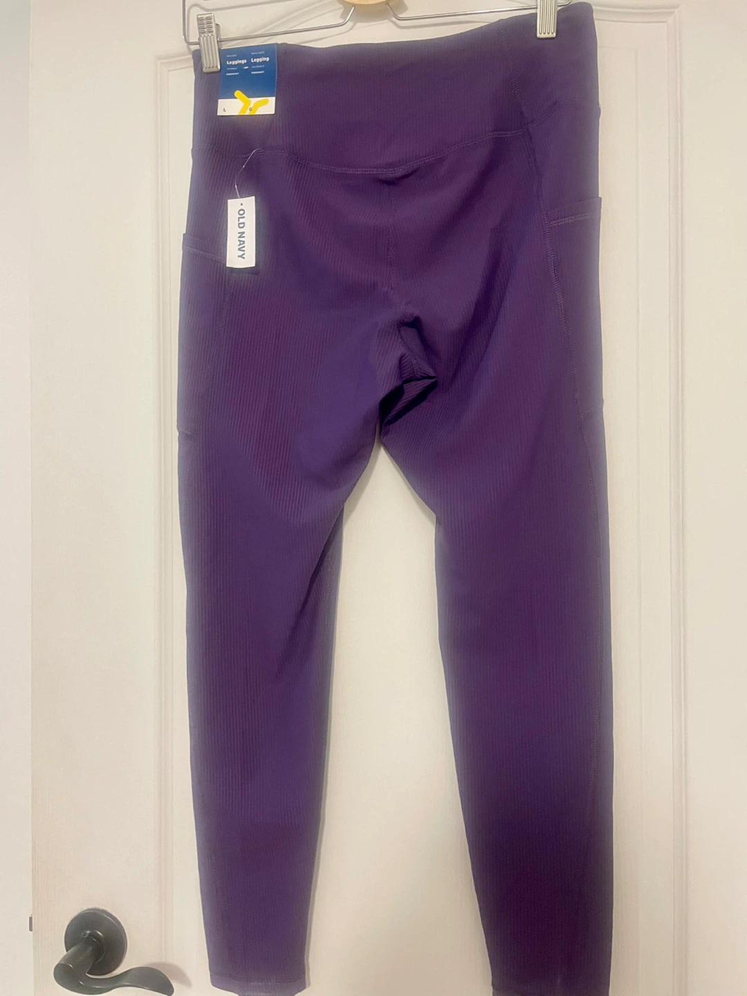 Old Navy Ribbed High-Rise Leggings - Purple - photo 4