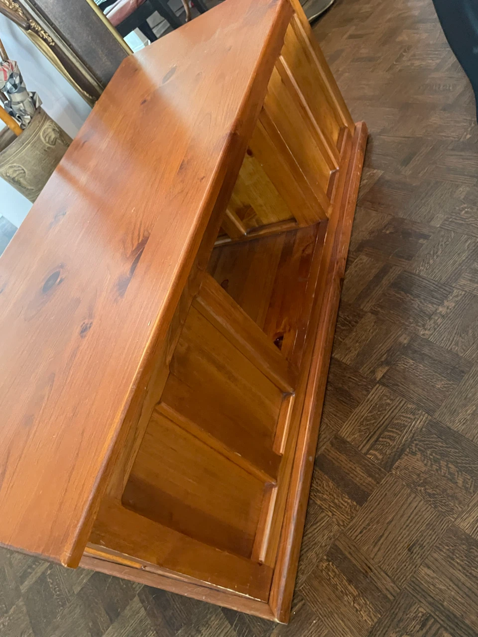 Wooden Coffee Table with Storage - photo 4