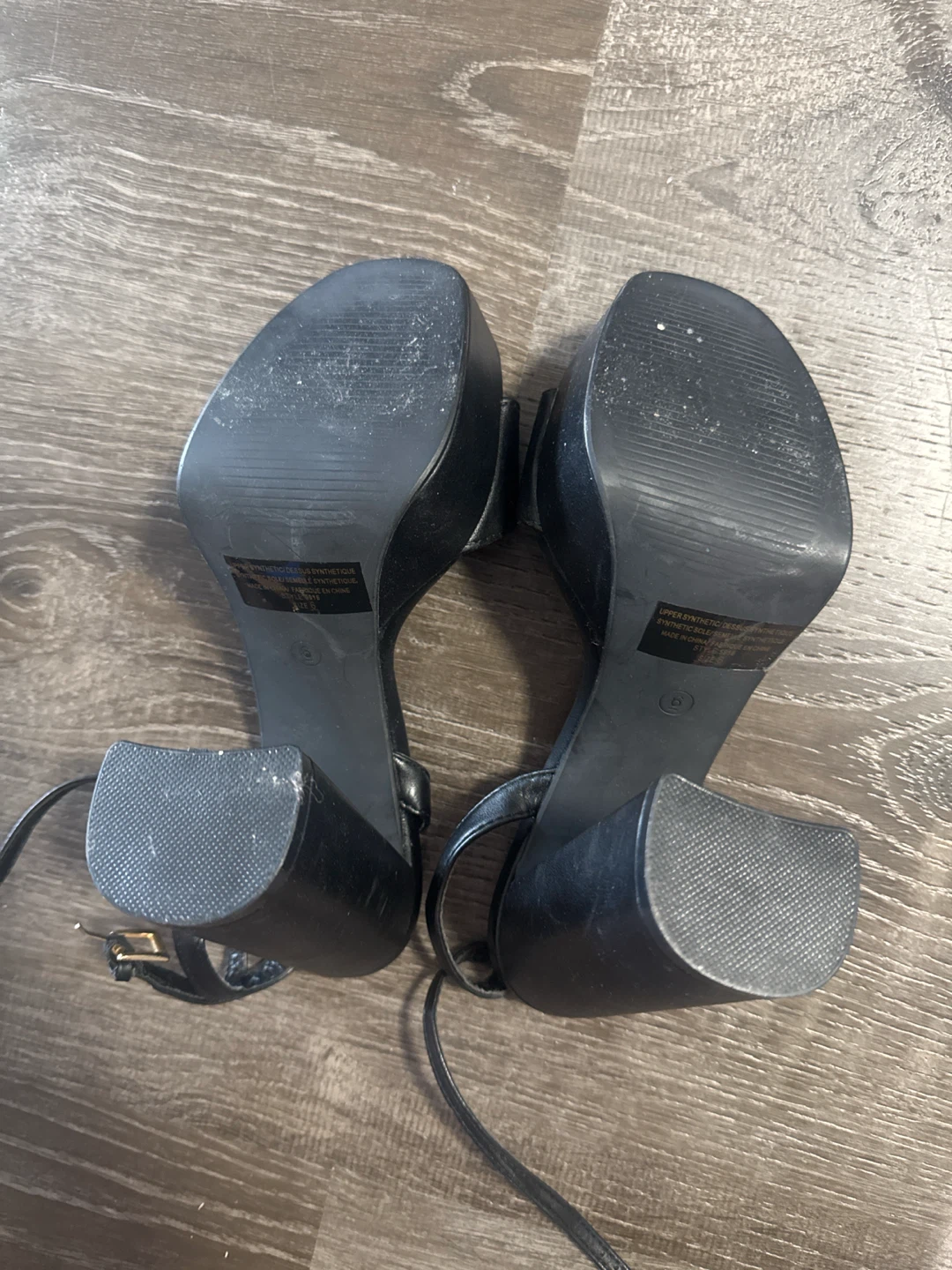 Street Wear Society Black Platform Heels - Size 6 - photo 4