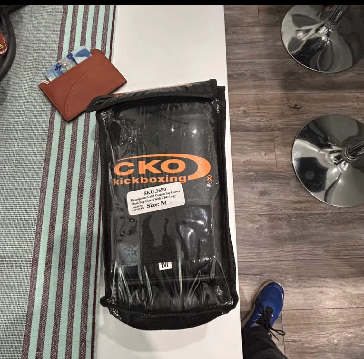 CKO Kickboxing Black Bag Gloves Size M - photo 2