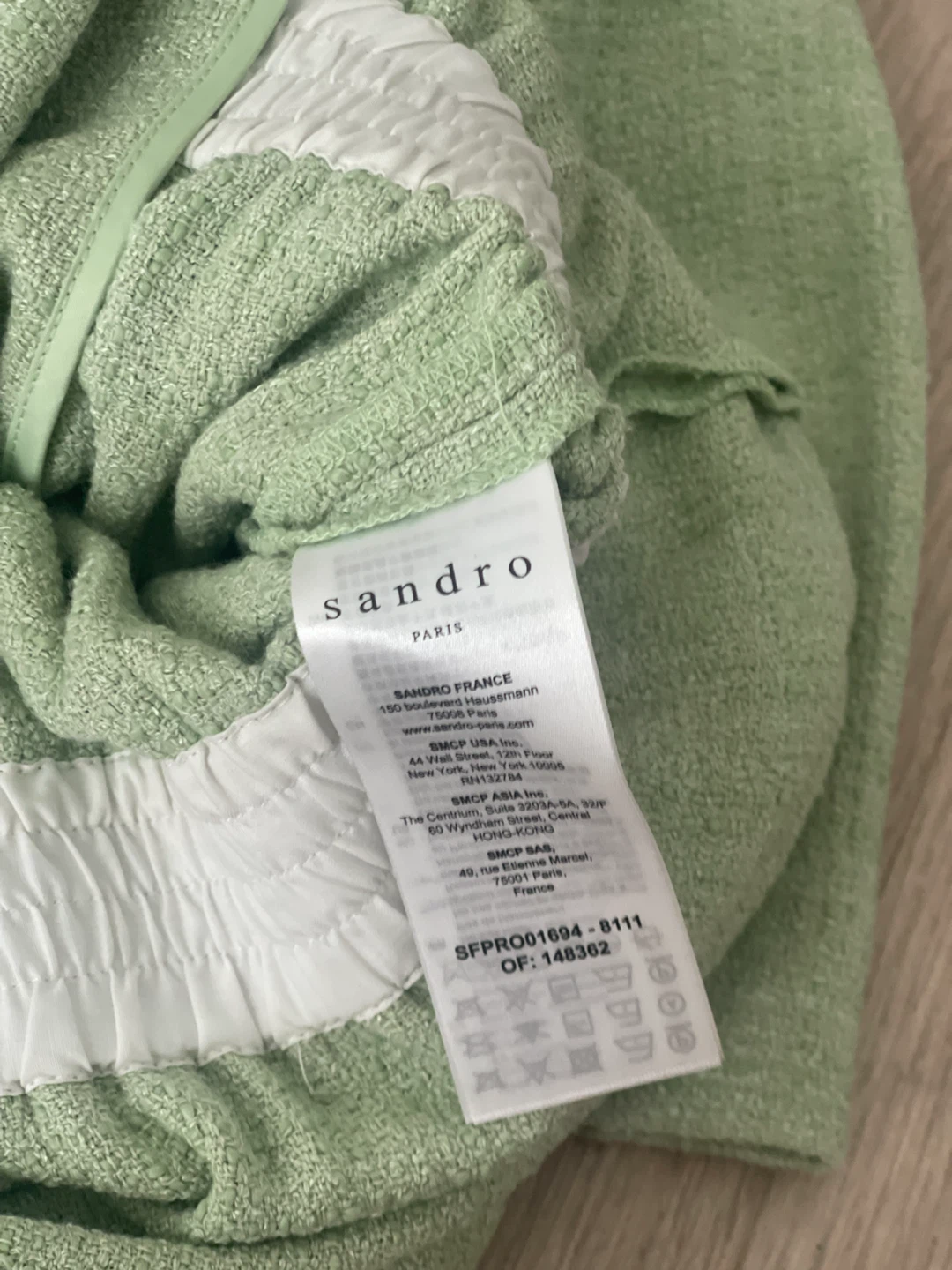Sandro Paris Mint Green Blazer Dress Size 34 - photo 4