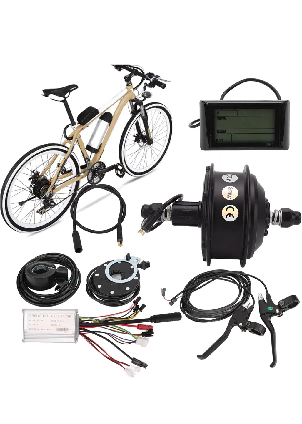 36V 500W Electric Bicycle Conversion Kit - photo 4