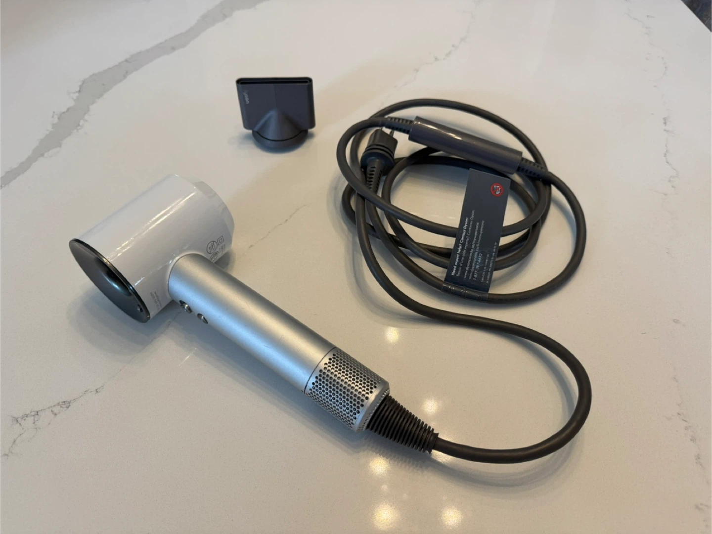 Dyson Supersonic Hair Dryer HD01  - White - Tested