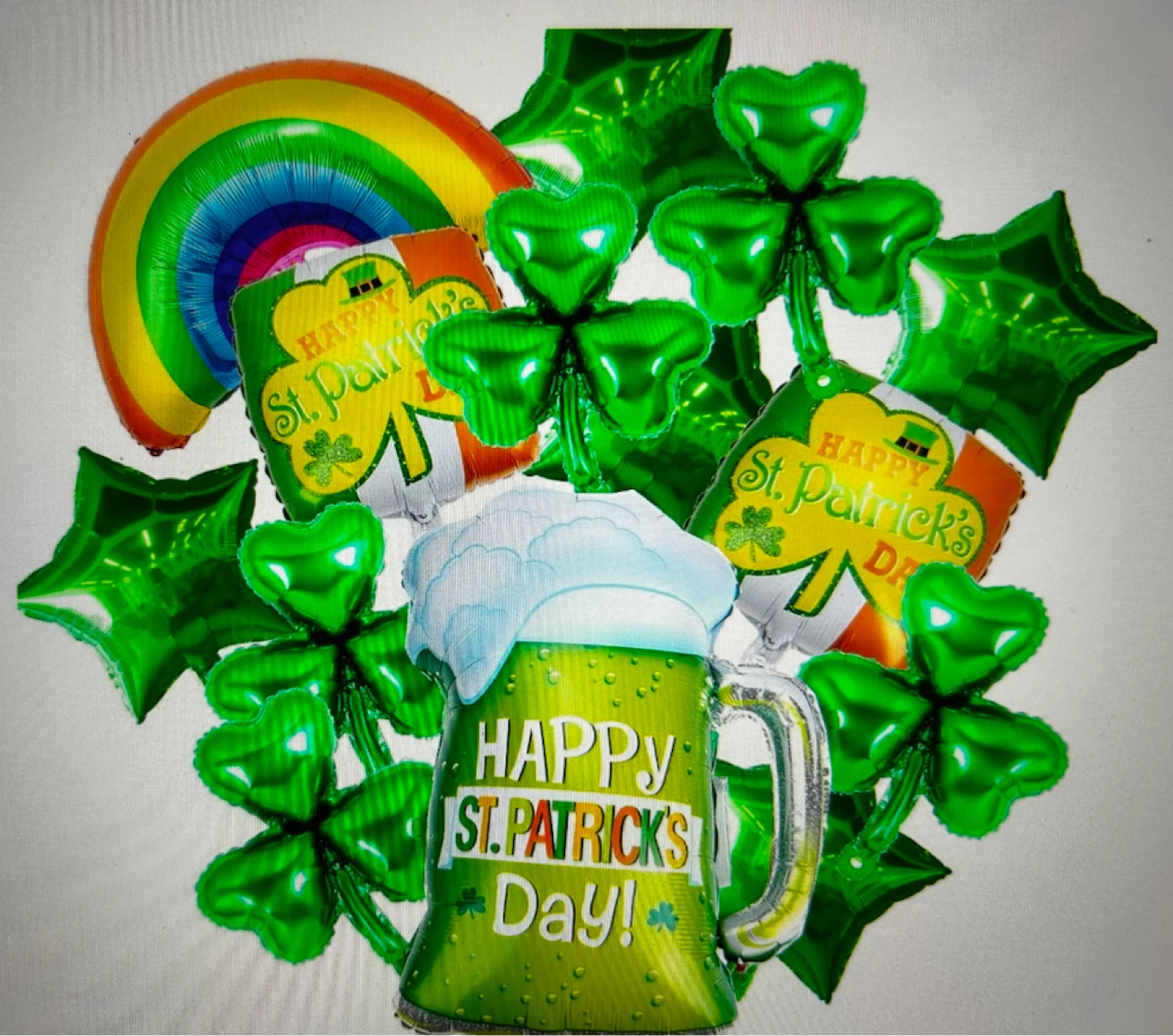 St. Patrick's Day Balloon Set