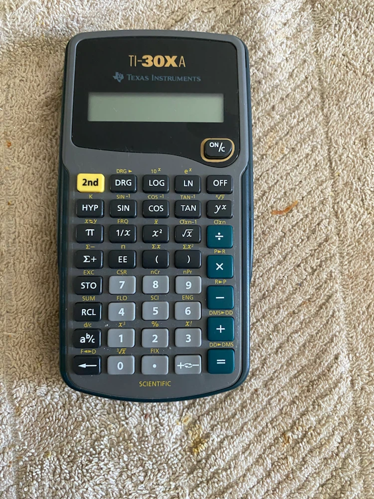 Texas Instruments TI-30XA Scientific Calculator - photo 3
