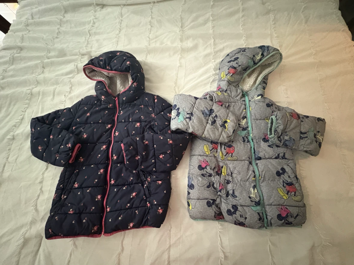 GAP Kids Disney Puffer Jackets (2x)