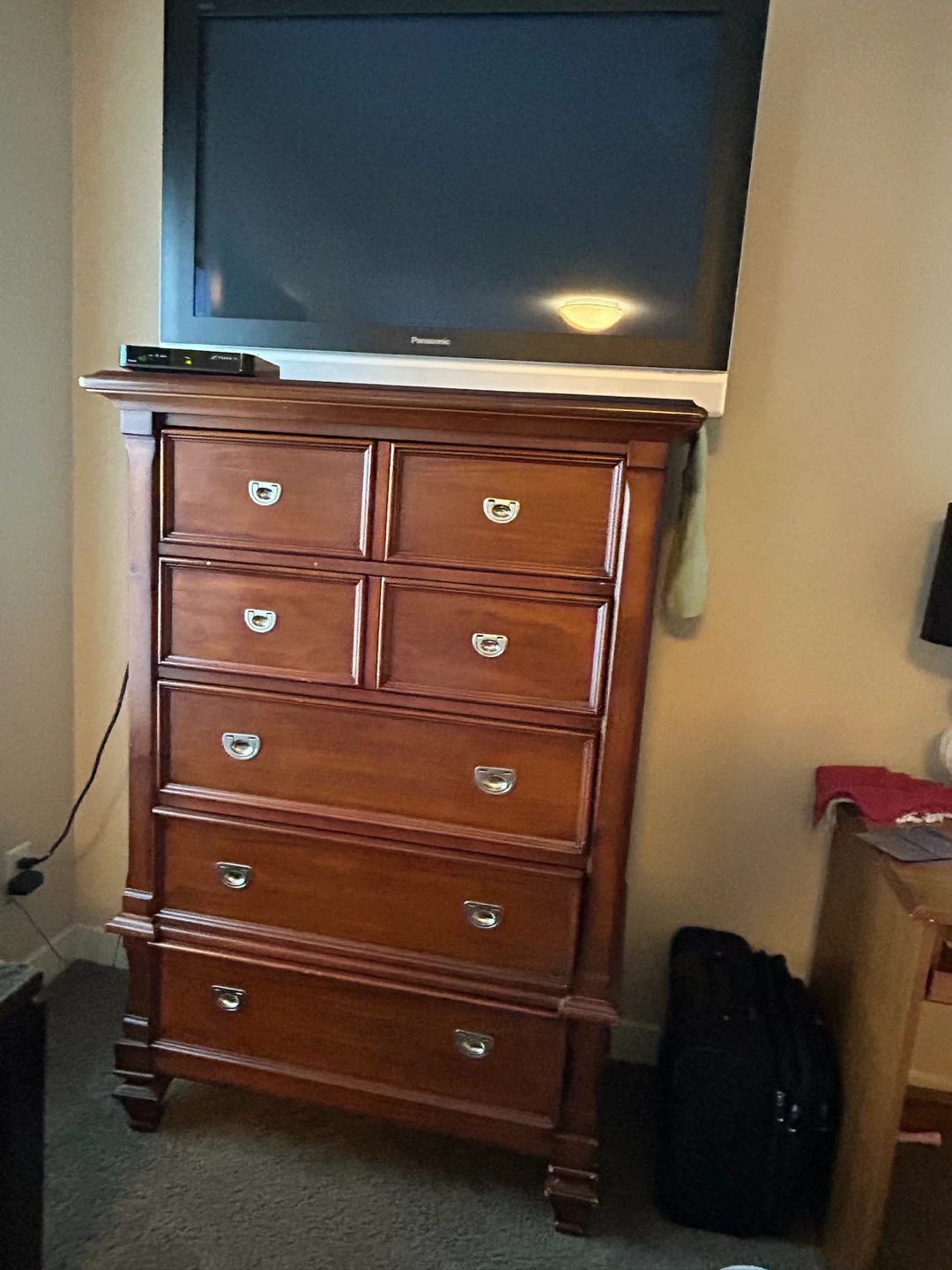 King Bedroom Set - Bed Frame + Matching Dresser - photo 2