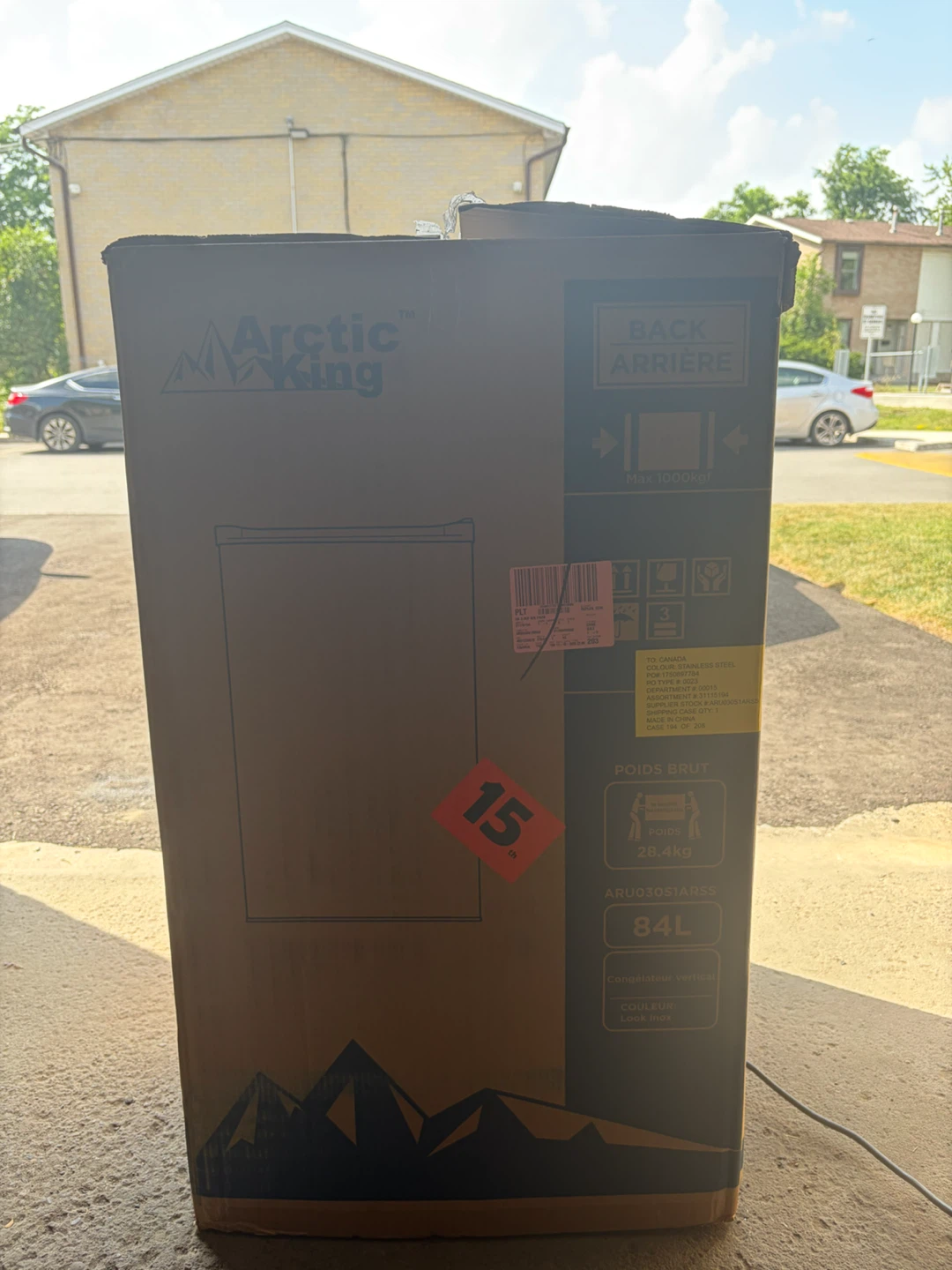 Arctic King Stainless Steel Mini Fridge