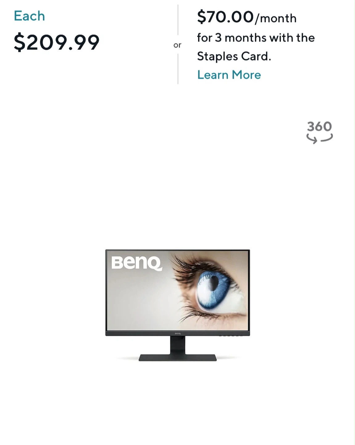 BenQ GW2780 27-inch LCD Monitor - photo 3