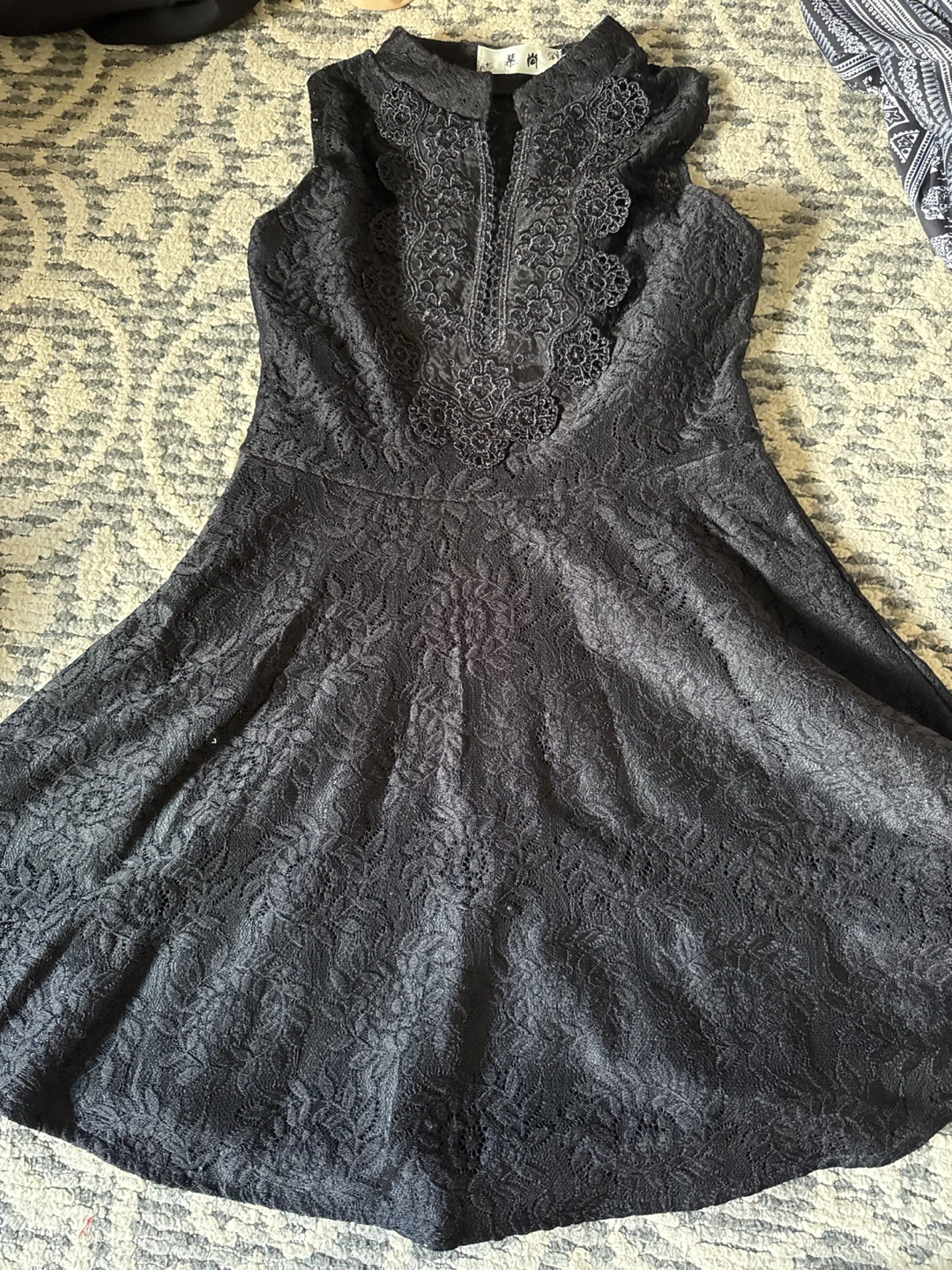 Black Lace Dress Size Small - photo 4