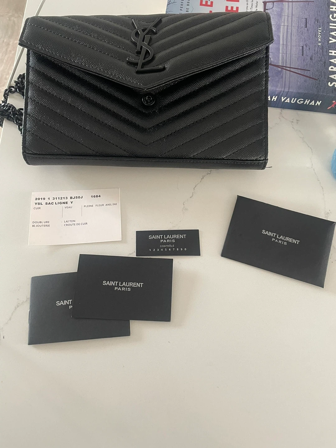 DUPE Saint Laurent YSL Sac Ligne Y Wallet on Chain