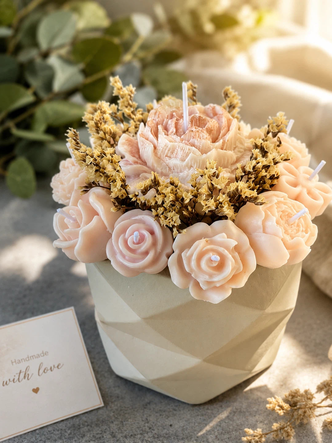 Decorative Floral Scented Candle - photo 2